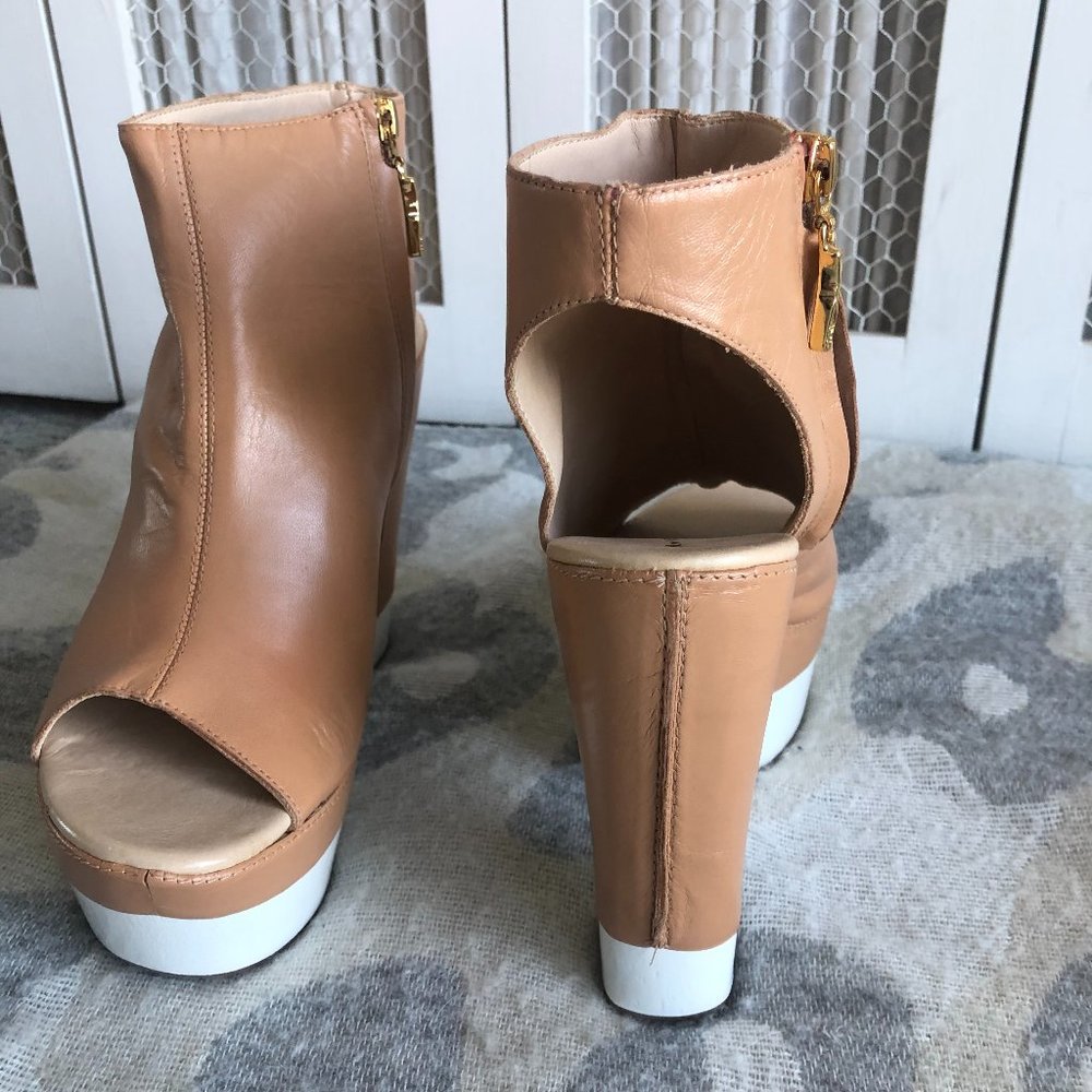 DVF Peep Toe Booties